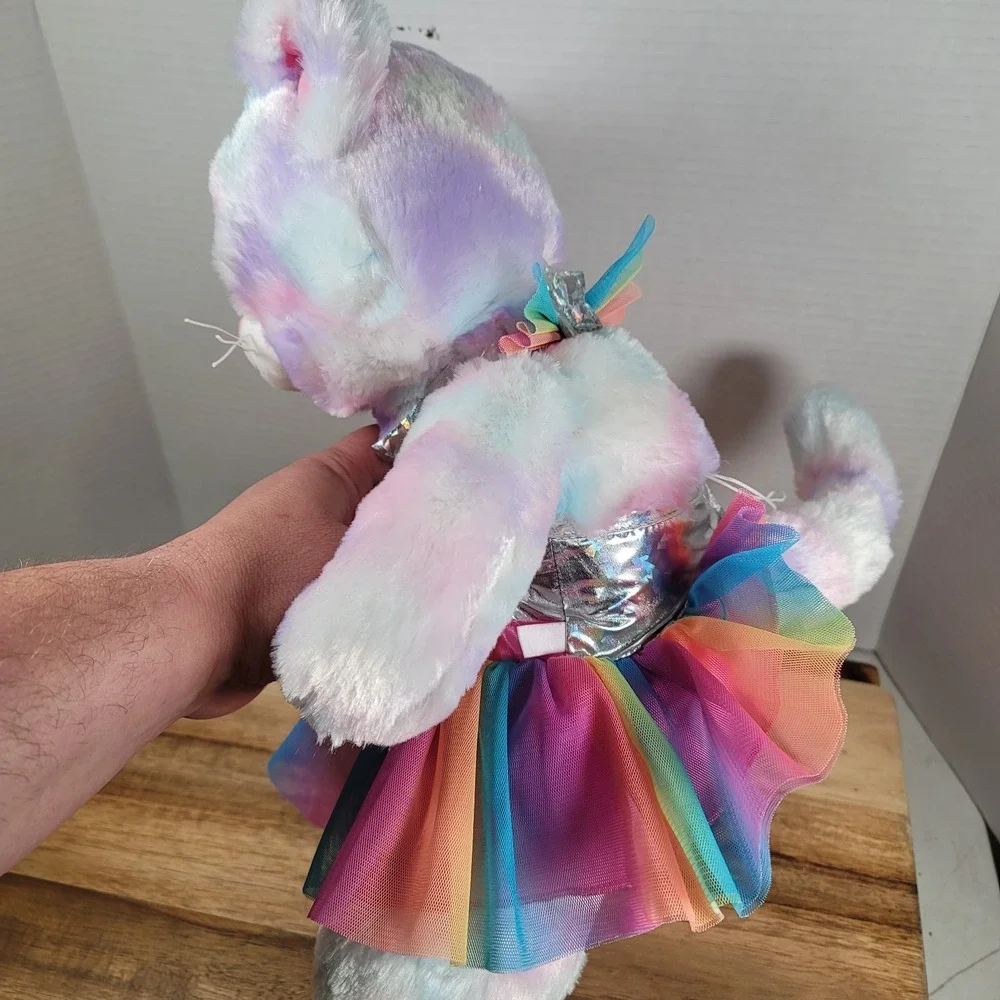 BAB Build A Bear  Rainbow Kitty 16